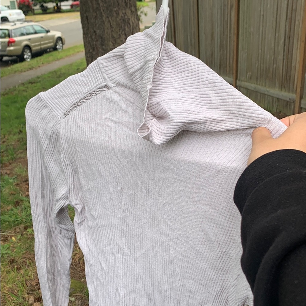 White turtleneck
